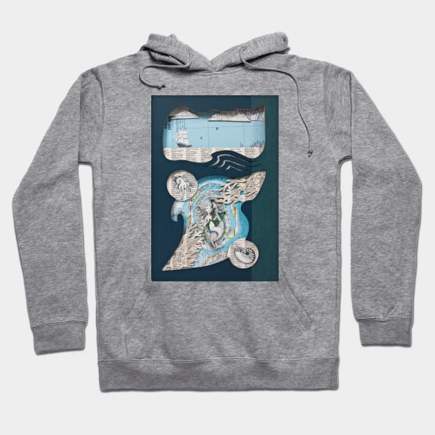 Enchanted sea Hoodie by Valerie Savarie